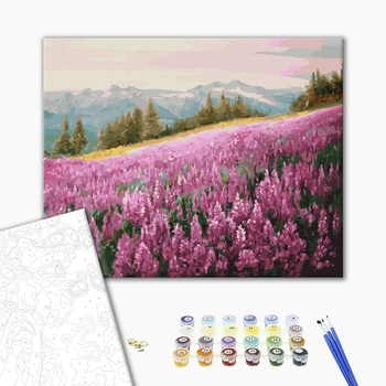Картина по номерам Пейзажі - Лавандове поле