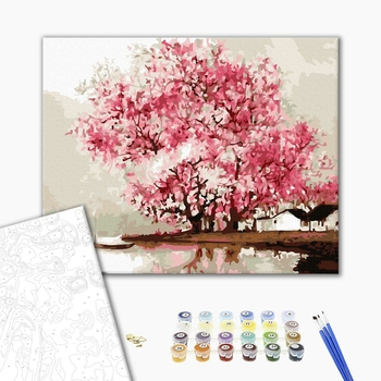 Картина по номерам Природа - Квітучий гай