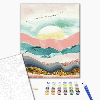 Картина по номерам Абстракції - Стрічки світанку