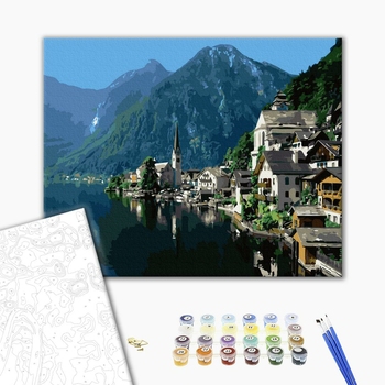 Картина по номерам Города - Літній Гальштат