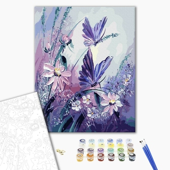 Картина по номерам Тварини, птахи та риби - Королівство метеликів