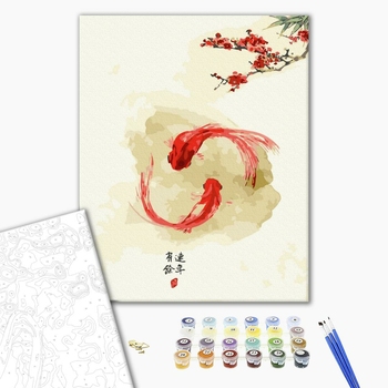 Картина по номерам Східна тематика - Водяний знак