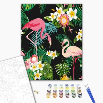 Картина по номерам Поп Арт - Екзотичний принт