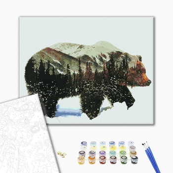 Картина по номерам Тварини, птахи та риби - Дух лісу