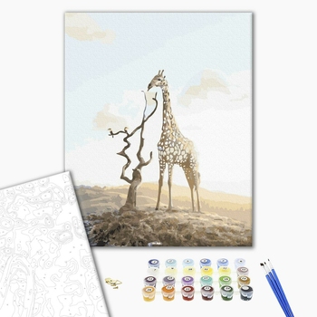 Картина по номерам Тварини, птахи та риби - Жираф міраж