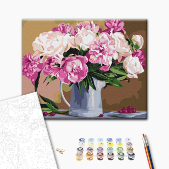 Натюрморт из пионов