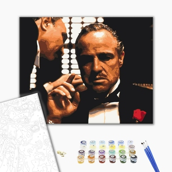 Картина по номерам Чоловічі - Хрещений батько