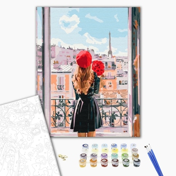 Картина по номерам Авторські колекції - Мадмуазель Париж