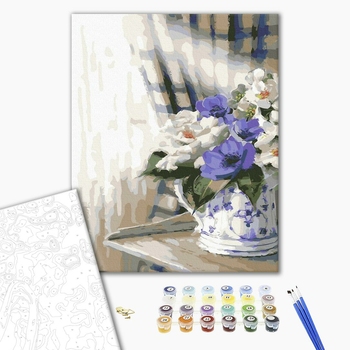 Картина по номерам Квіти - Натюрморт в стилі Прованс