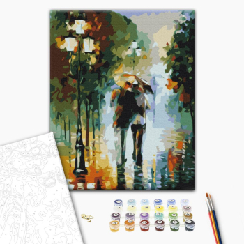 Картина по номерам Романтика - В обіймах осені