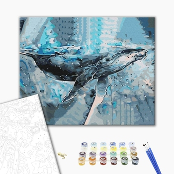 Картина по номерам Тварини, птахи та риби - Велетень з океану