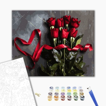 Картина по номерам Квіти - Квіти кохання