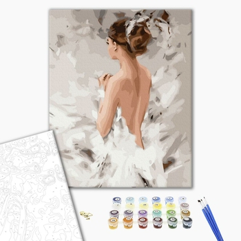 Картина по номерам Люди на картинах - Біла лебідка