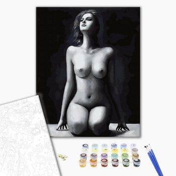 Картина по номерам Люди на картинах - Оголена краса