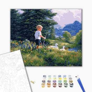 Картина по номерам Репродукції художників - Юний Пастушок. Марк Кітлі