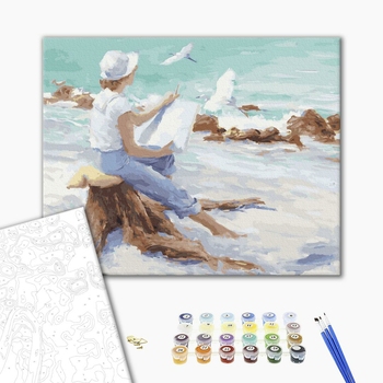 Картина по номерам Репродукції художників - Морський нарис