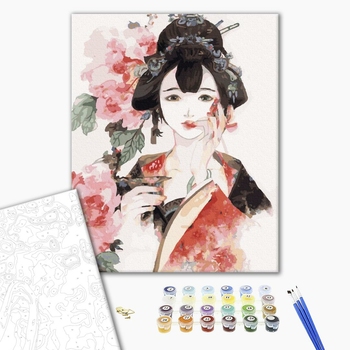 Картина по номерам Люди на картинах - Фарби Сходу