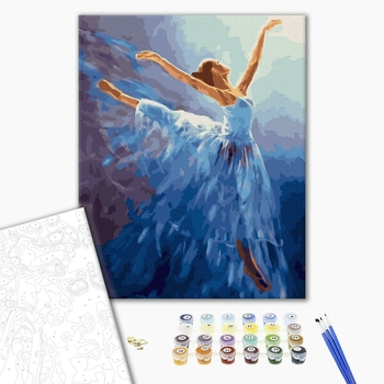 Картина по номерам Люди на картинах - Повітряна балерина