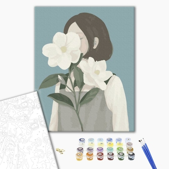 Картина по номерам Абстракції - Квітка душа