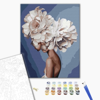 Картина по номерам Люди на картинах - Витончений піон