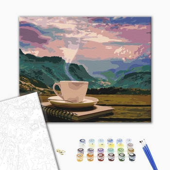 Утро с видом на горы