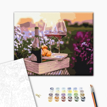 Картина по номерам Натюрморти - Романтика в лаванде