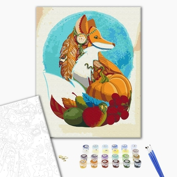 Картина по номерам Тварини, птахи та риби - Осіння лисичка