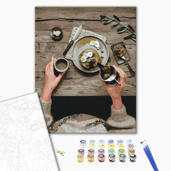 Картина по номерам Натюрморти - Панкейки на сніданок