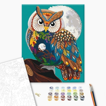 Картина по номерам Тварини, птахи та риби - Мудрий сторож