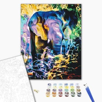 Картина по номерам Поп Арт - Веселкова Африка