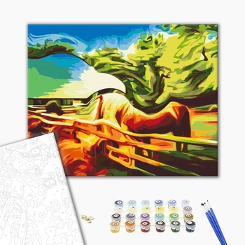 Картина по номерам Поп Арт - Абстракція природи