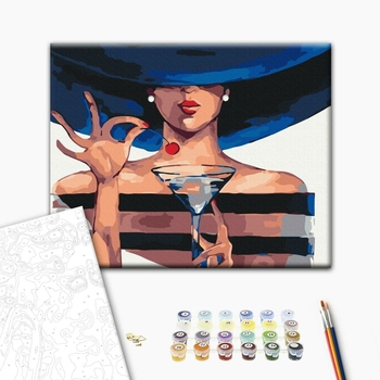 Картина по номерам Люди на картинах - Космополітен