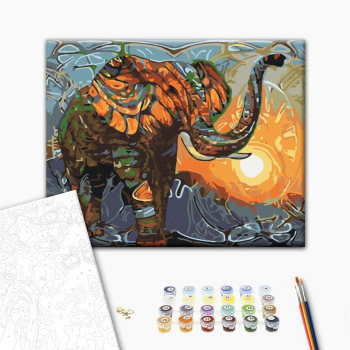 Картина по номерам Поп Арт - Сонце в зеніті