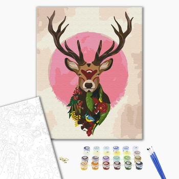 Картина по номерам Тварини, птахи та риби - Оленячий знак