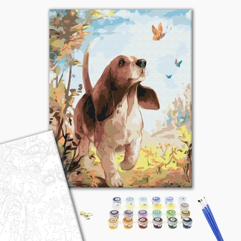 Картина по номерам Тварини, птахи та риби - Слідом за метеликами