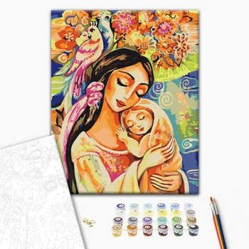 Картина по номерам Люди на картинах - Материнська любов