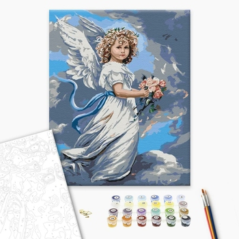 Картина по номерам Діти та ангели - Небесний ангел