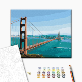 Картина по номерам Города - Через міст до мрії