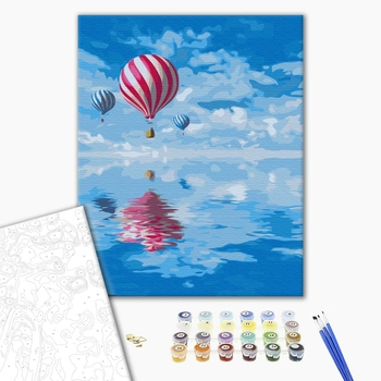 Картина по номерам Пейзажі - Віддзеркалення куль