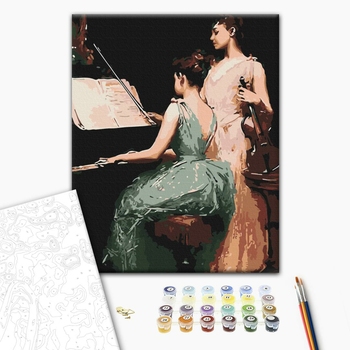 Картина по номерам Люди на картинах - Мелодії юності