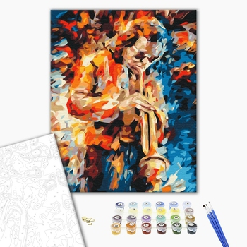 Картина по номерам Люди на картинах - Палітра мелодії