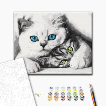 Картина по номерам Тварини, птахи та риби - Муркотики