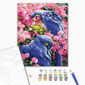 Птицы в цветах