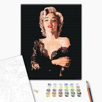 Картина по номерам Люди на картинах - Чутлива Мерелін