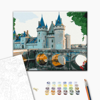 Картина по номерам Города - Замок Сюллі-сюр-Луар