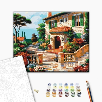 Картина по номерам Природа - Сонячна вулиця