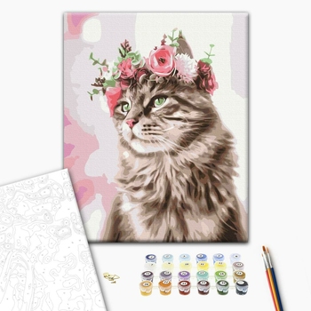 Картина по номерам Тварини, птахи та риби - Пухнаста ніжність