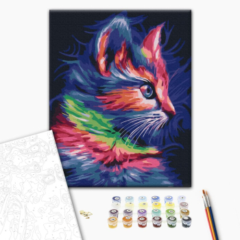 Картина по номерам Поп Арт - Кото-арт