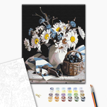 Картина по номерам Квіти - Польовий врожай