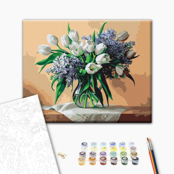 Картина по номерам Квіти - Аромат весни